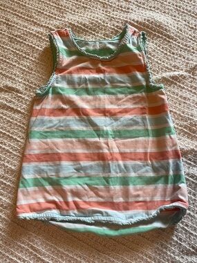 Matilda Jane Mint, Coral & White Striped Tank
